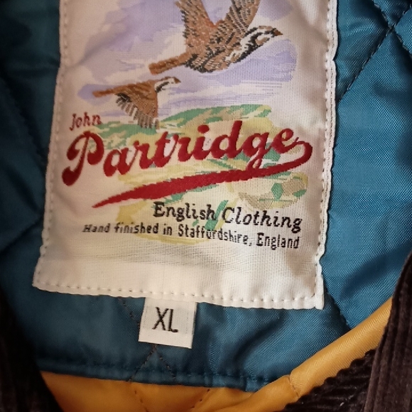 John Partridge Quilted Moorland Gilet Teal Sleeveless Vest with Black Trim - Picture 8 of 8